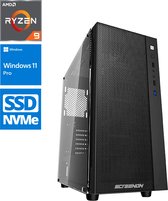 ScreenON - Creator - Ryzen 9 - 2TB NVMe SSD + 4TB HDD - 64GB RAM - RTX 3080 - MultimediaPC.M732011 - Wifi & Bluetooth - Cardreader