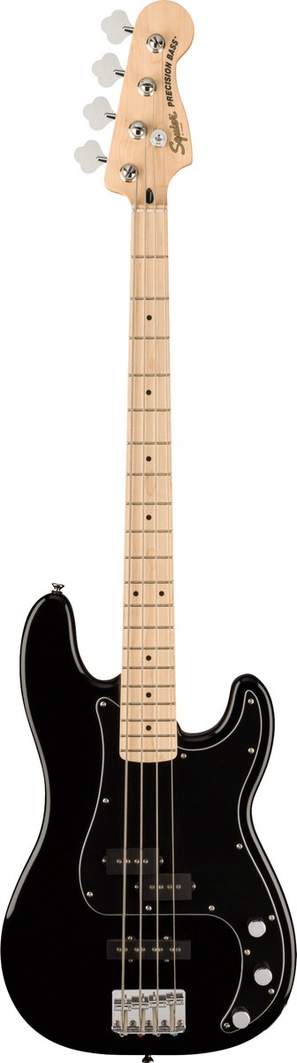Squier Affinity Series Precision Bass PJ MN Black elektrische basgitaar