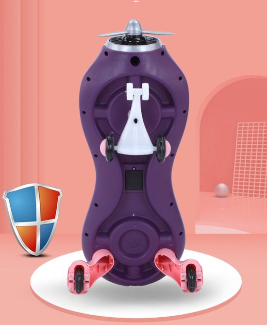 Loopwagen model Vliegtuig Rood zadelhoogte 18 cm voorbereiding