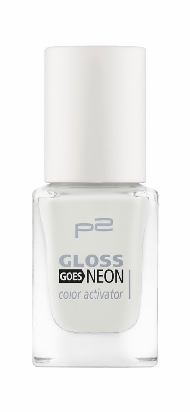 P2 Cosmetics Gloss Goes Nean Vernis à ongles blanc 10ml