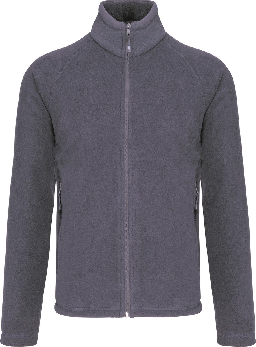 Zware Fleece met rits ‘Marco’ Kariban Convoy Grijs