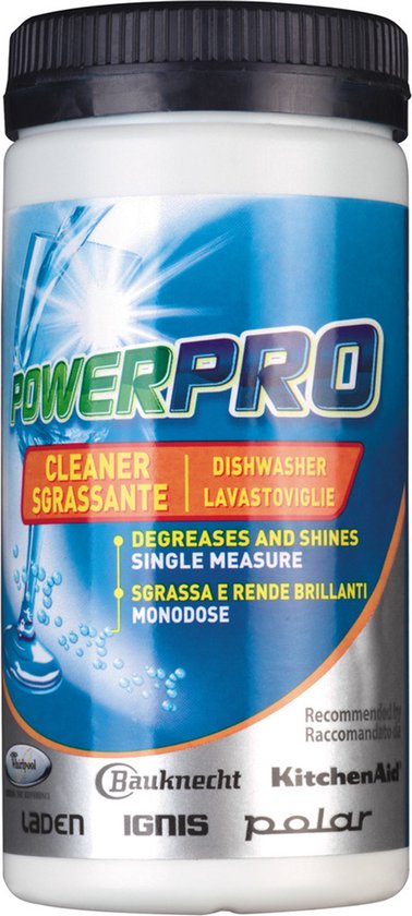 Wpro DDG001 PowerPro - Dégraissant pour lave-linge et lave-vaisselle (250  g)