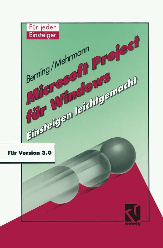 Microsoft Project Für Windows - cover