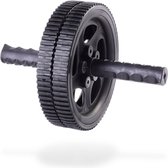 Matchu Sports - Ab roller - Ab Wheel - Ab trainer - Afvallen - Fitness - Roller - Buikspierwiel - Buikspiertrainer - Ø 18.5cm - Zwart