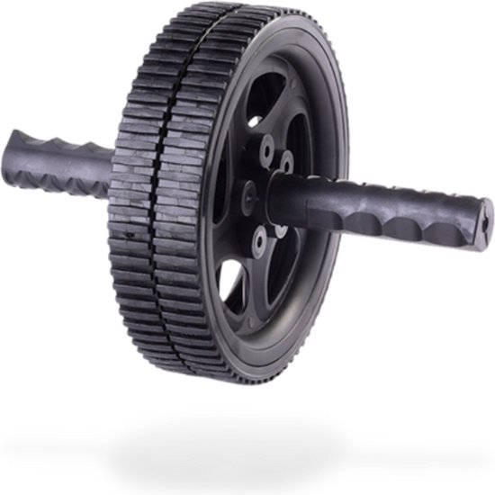 Matchu Sports - Ab Wheel - Rouleau pour les muscles abdominaux - Ø 18,5cm -  Noir | bol.com