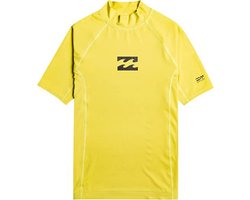Billabong - UV - Rashguard voor jongens met korte mouwen - Waves All Day - UPF50+ - Groen (14yrs)