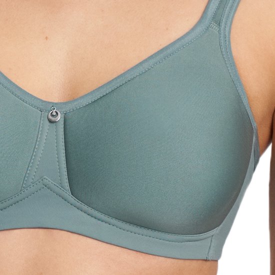 Baumwoll-Bluse mit Rüschen und Print - weiß