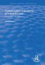 Routledge Revivals- Transformation of Economy as a Real Process