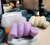 Craftylicious - Moule en Siliconen - Double noeud - Fabriquez vos propres Bougies - Fabriquez votre propre savon