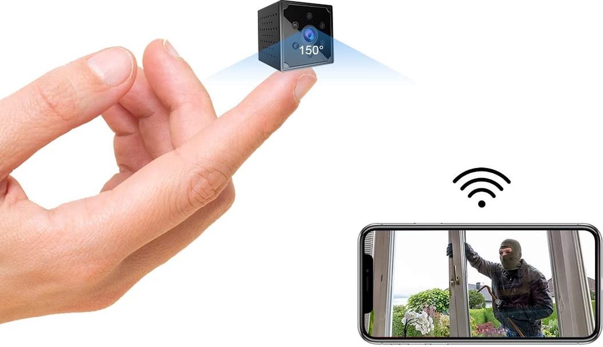 4k Détecteur de fumée Caméra cachée Wifi Hd 1080p Surveillance Bébé Animal  Mini Caméra Avec Caméra de Détection de Mouvement à domicile