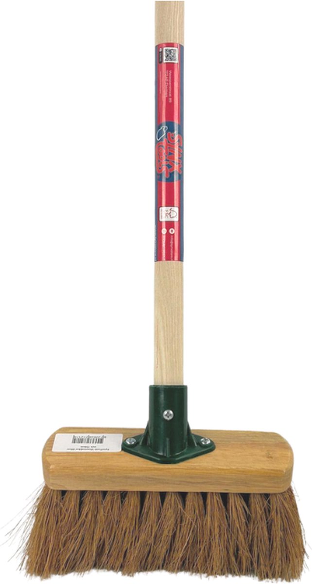Synx Tools Junior Kinderbezem Cocos Binnenbezem - Bezems / Zaalveger - Buitenspeelgoed - tuinierspeelgoed - Schepjes - Kinderen - Met houten Steel 86 cm van Synx Tools — afbeelding 5
