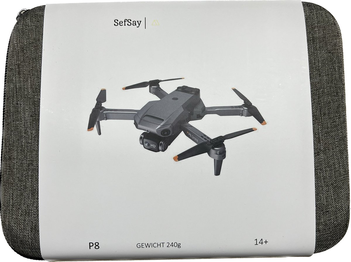 SefSay P8 Drone Zwart - Drone met camera - Obstakel ontwijking - Drones -  Mini drone -... | bol.com