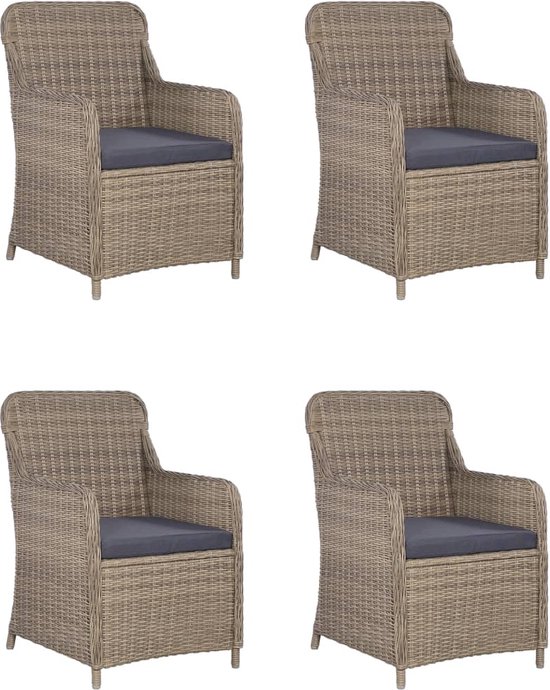 3-delige tuinmeubelset, balkonset met 2 stoelen en tafel, balkonmeubels, terrasmeubels, tuinset, zitgroep voor terras,AB92817