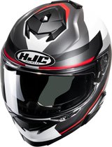 Hjc I71 Nior Grijs Rood Mc1Sf Integraalhelm - Maat XS - Helm