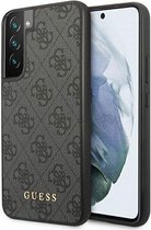 Guess Hoesje Hard Case 4G Logo Metal Zwart Geschikt voor Samsung Galaxy S23