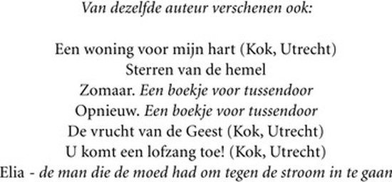 Geroepen om vrij te zijn
