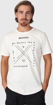 Brunotti Jahn-Logotypo Heren T-shirt - Snow - M