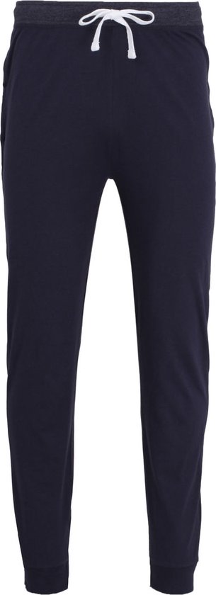Tom Tailor Pyjamabroek lang/Homewear broek - 630 Blue - maat XXL (XXL) - Heren Volwassenen - 100% katoen- 71043-5609-630-XXL