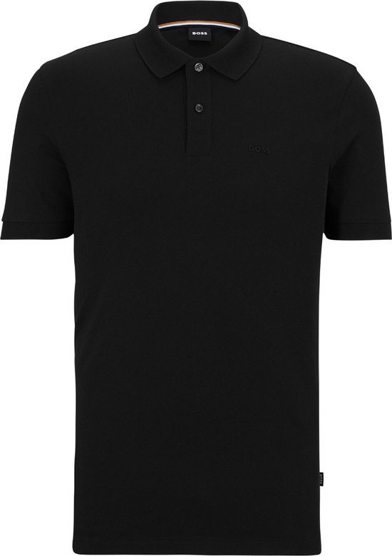Boss Pallas Polo's & T-shirts Heren - Polo shirt - Zwart - Maat S