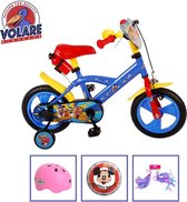 Velo pour enfants Volare Mickey Mouse 12 pouces Go getter Avec porte bouteille . bol