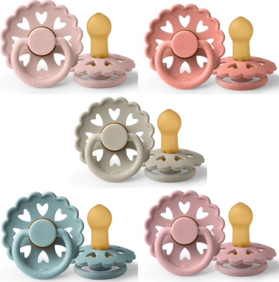 NIP Voordeelset siliconen fopspeen UNIQUE maat 3. (18-32 Mo.) 6-pack BPA vrij made in Germany