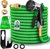 Flexibele tuinslang, garden hose, water hose, premium tuinslang in professionele kwaliteit 22.5 m
