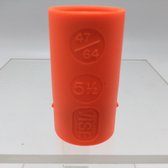 Bowling Bowlingbal vinger inserts, per 2 stuks, 'Vise powerlift / semi-grip inserts' , naar keuze powerlift of semi-grip, kleur oranje, maat 47/64 , nr. 5,1/2, boormaat 7/8