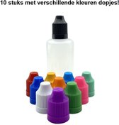 Blanco Witte Medicijn Plastic Druppelflesjes Geïsoleerd Op Witte 3d