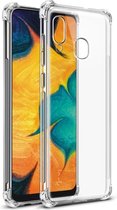 Samsung Galaxy A20E Anti Shock silicone back cover/Transparant hoesje