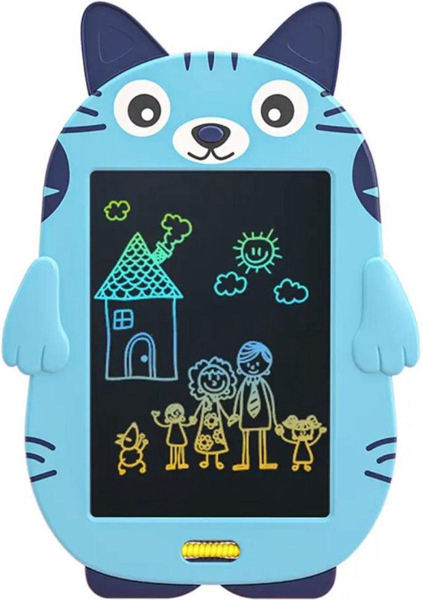 LCD Tekentablet Kinderen "cartoon kritten" 8.5 inch - Kleurenscherm - Speelgoed Meisjes & Jongens - LCD Tekenbord - Grafische Tablet -