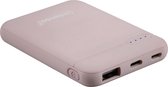 (Intenso) Powerbank XS5000 - 5000mAh - Li-polymer - USB-A en USB-C - roze