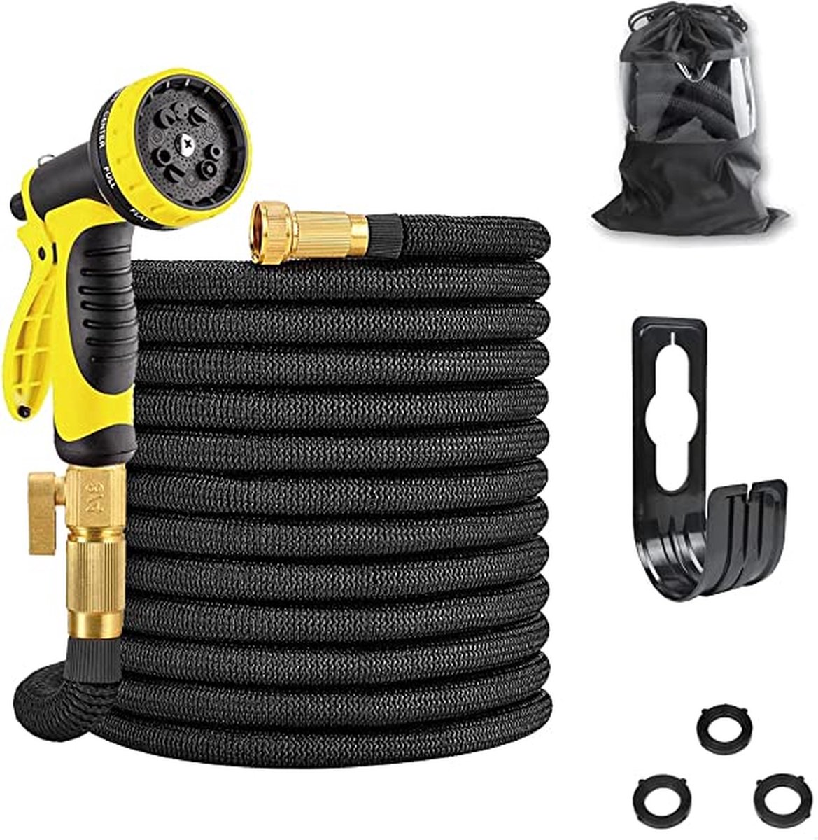 Flexibele tuinslang, garden hose, water hose, premium tuinslang in professionele kwaliteit 15 m