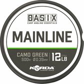 Korda Basix Mainline Camo Green 0.35 500