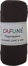 Polypropyleen Macrame koord - 2mm - Espresso - PP4 - Haken - Macramé - Paracord - Polyester