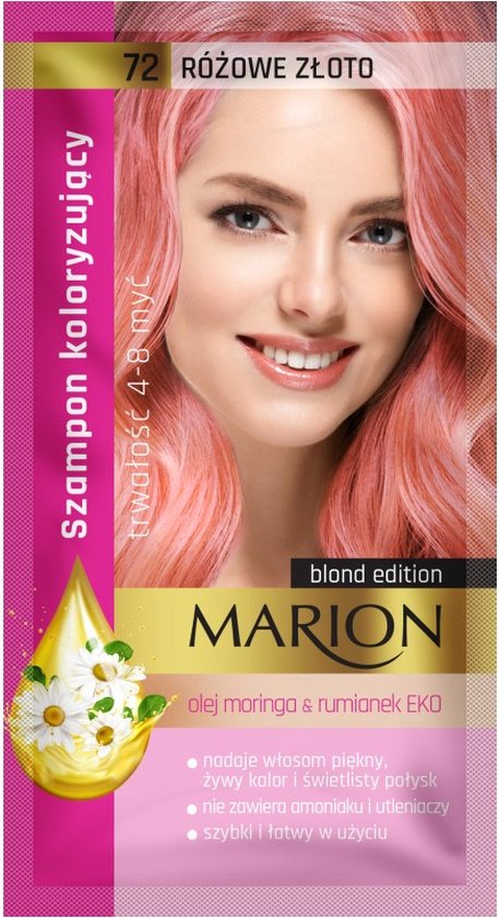 Blond Edition kleurshampoo 4-8 wasbeurten 72 Pink Gold 40ml | bol.com