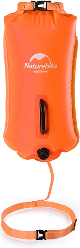 BUDDYSWIM Zwemring met 28 liter open water met siliconen badmuts, waterdichte binnentas voor zwemmen in de open zee. Optimale veiligheid