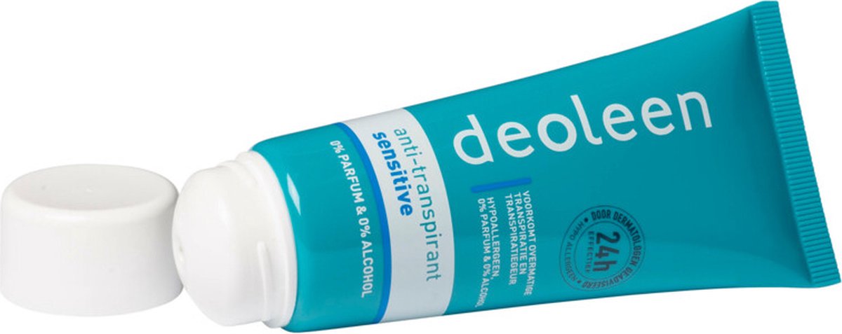 Bol.com Deoleen Crème Sensitive Anti-Transpirant - 3 x 50 ml - Voordeelverpakking aanbieding