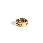 Bague homme maillon or Marenca (M)