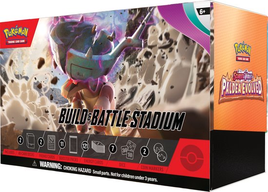 Pokémon Scarlet & Violet - Scarlet & Violet Paldea Evolved Build & Battle Stadium - Pokémon Kaarten