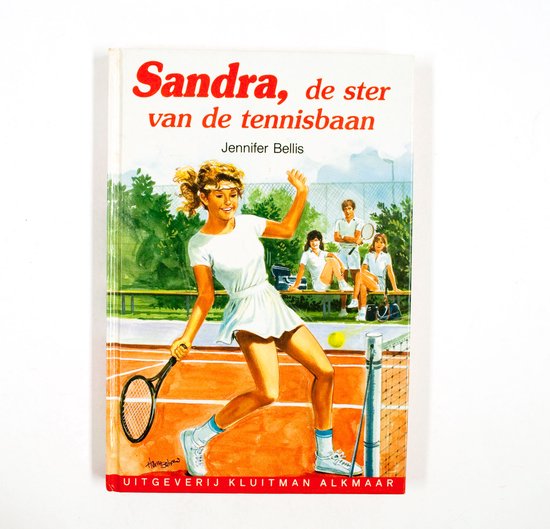 Sandra de ster van de tennisbaan
