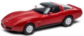 Chevrolet Corvette Coupe (Rood) (10 cm) 1/34 Welly Nex {Modelauto - Schaalmodel - Modelauto - Miniatuurauto - Miniatuur autos}