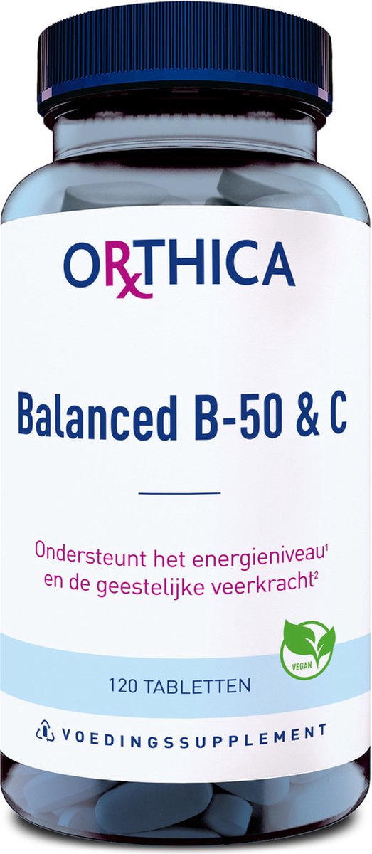 Orthica Balanced B-50 & C (Vitaminen) - 120 Tabletten