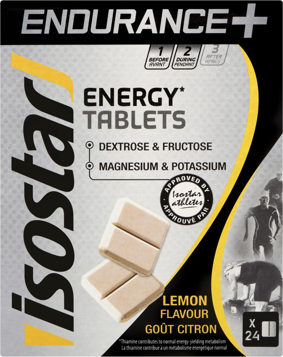 Isostar Energy tablets Lemon 96g bol