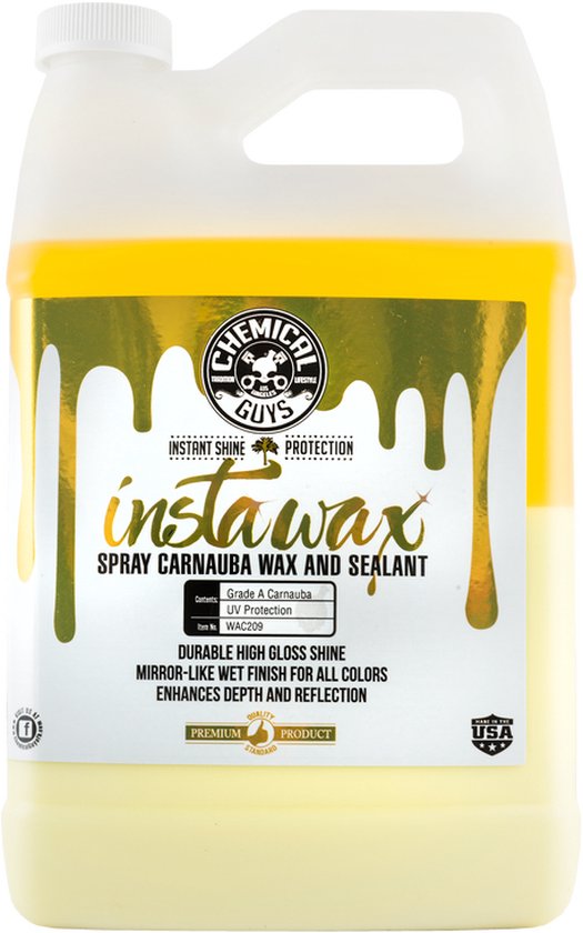 Chemical Guys InstaWax Carnauba Wax & Sealant Gallon bol