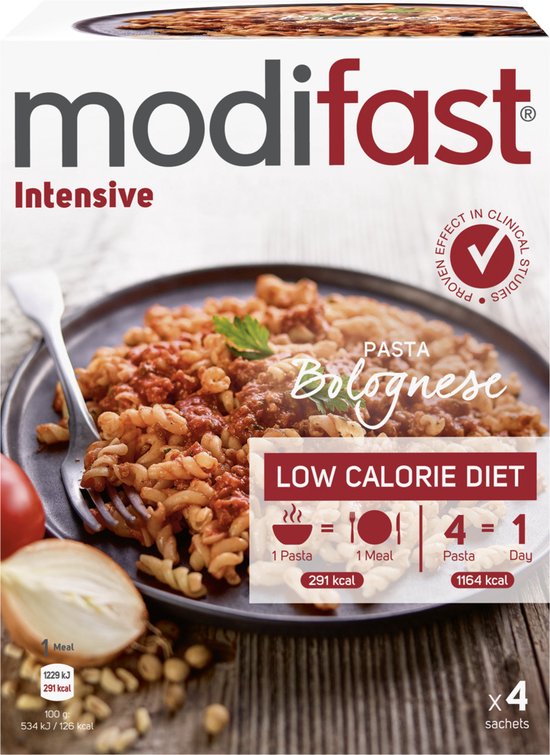 Foto: Modifast intensive pasta bolognese lcd 4x62g