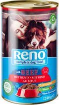Reno - Hondenvoer Natvoer - Rund in saus - 6 x 1240g