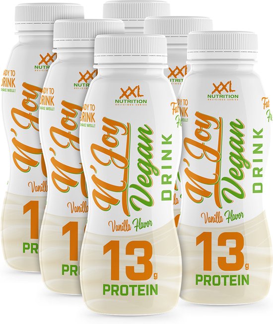 XXL Nutrition - N'Joy Vegan Protein Drink - Vanille - 6-pack