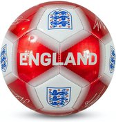 Engeland Nationaal Team voetbal - met handtekeningen - maat 5
