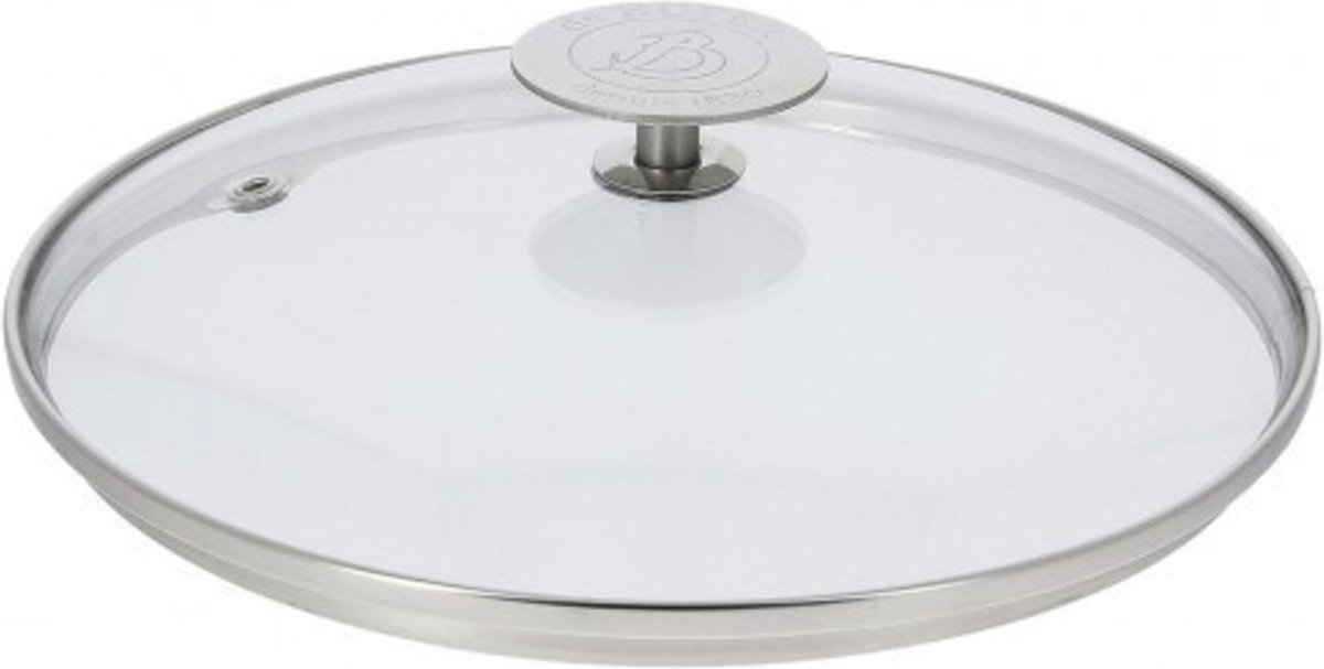 de Buyer Deksel - Glas - RVS knop - Ø20cm