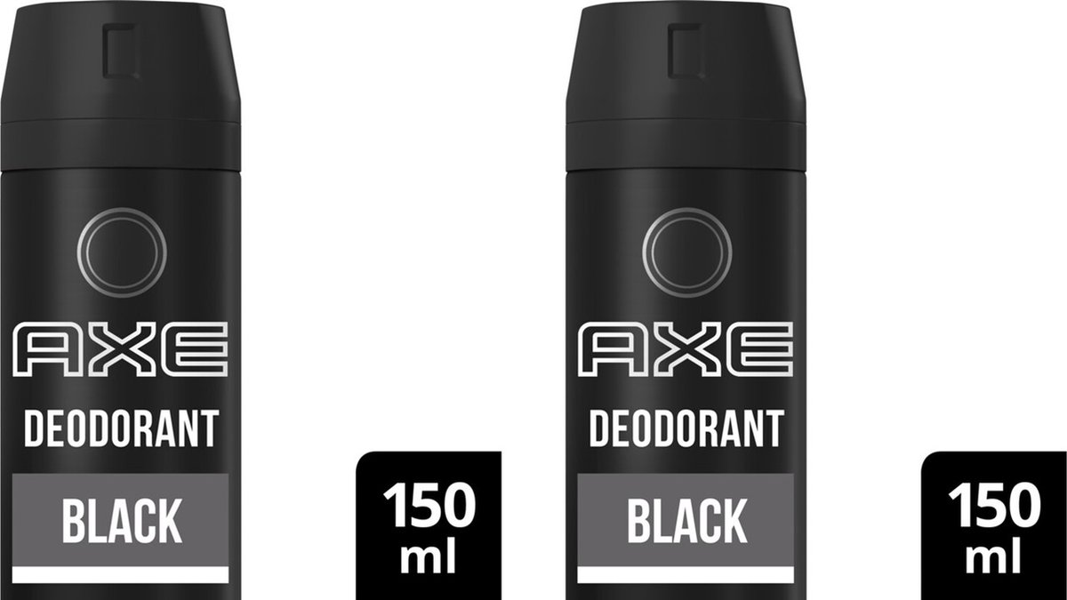 Goedkoopste AXE Black Deodorant - 2 stuks - 150 ml